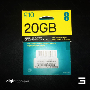 سیمکارت فیزیکی انگلستان | EE