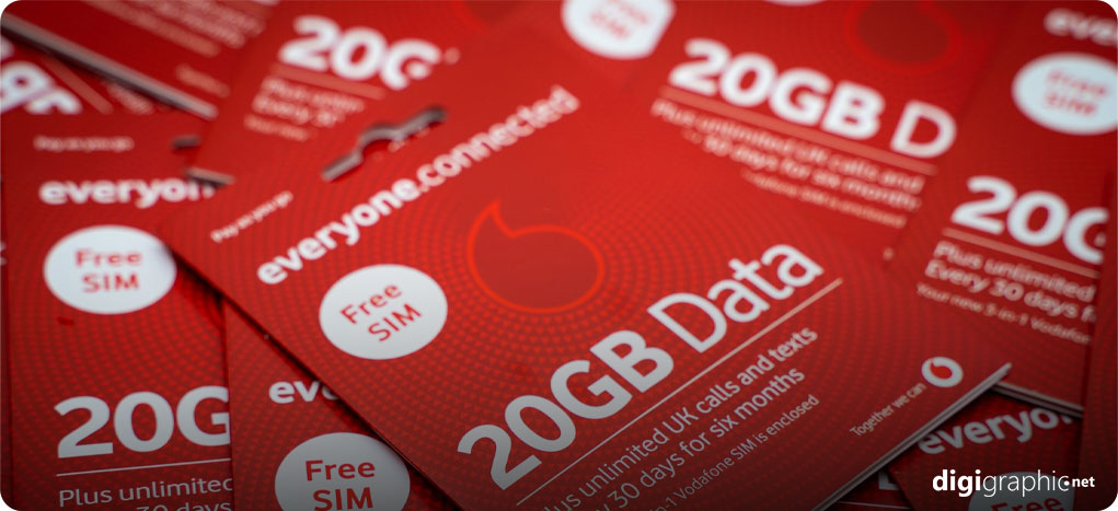 سیم کارت فیزیکی انگلستان | Vodafone